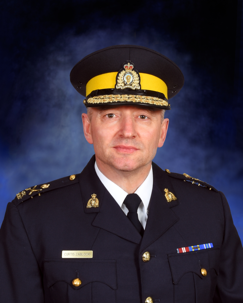 RCMP Deputy Commissioner Curtis Zablocki. RCMP Supplied image