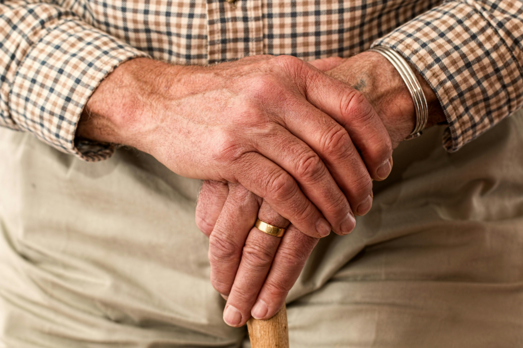 Elderly hands. Creative Commons image via https://www.pexels.com/