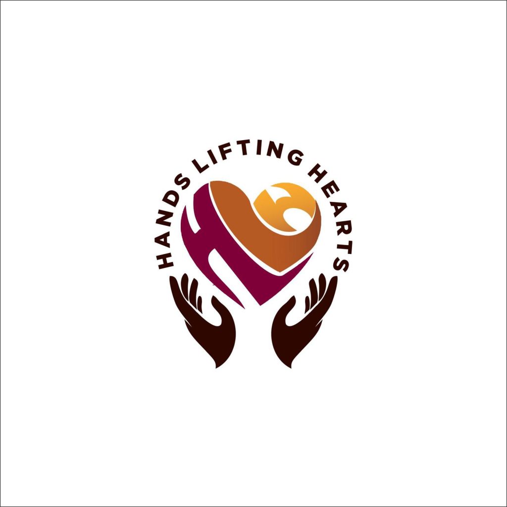 Hands Lifting Hearts Logo