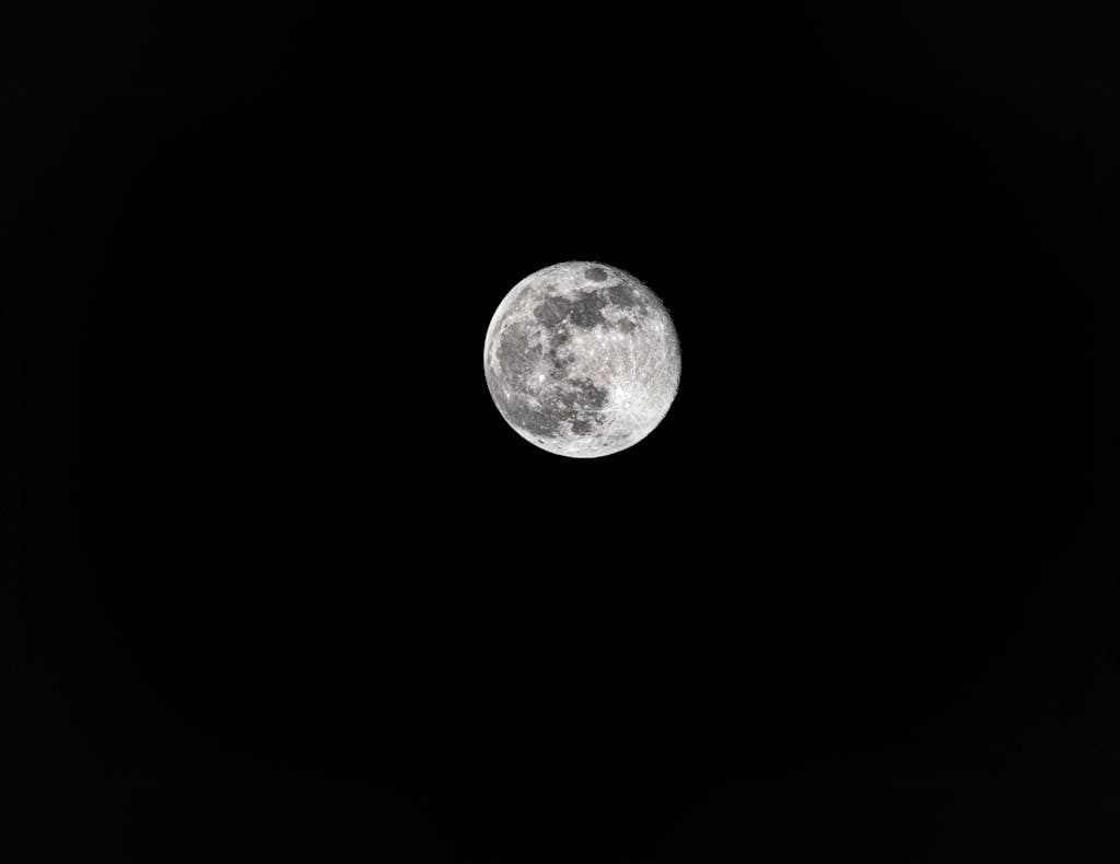 Full Moon in Space